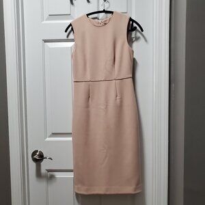Ann Taylor Pink Sleeveless Sheath Dress | Size 0